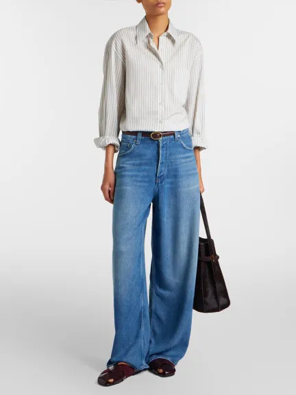 جينز بأرجل عريضة Rounded Baggy من Agolde