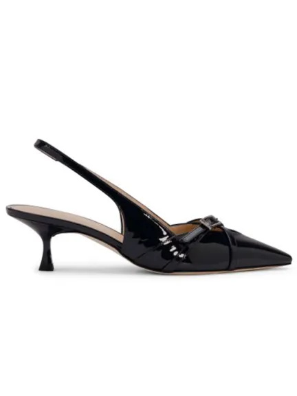 حذاء جورجي 50 ذو الكعب العالي المفتوح من الخلف من STUART WEITZMAN