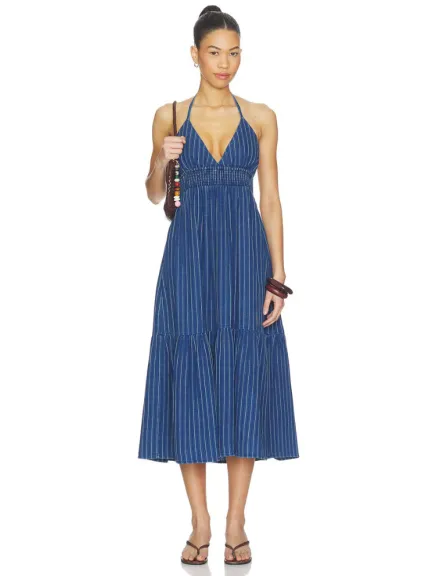 فستان ميدي بخطوط طويلة من Steve Madden