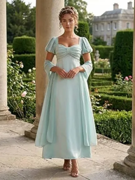 فستان بقصة Empire Waist من LTAKK