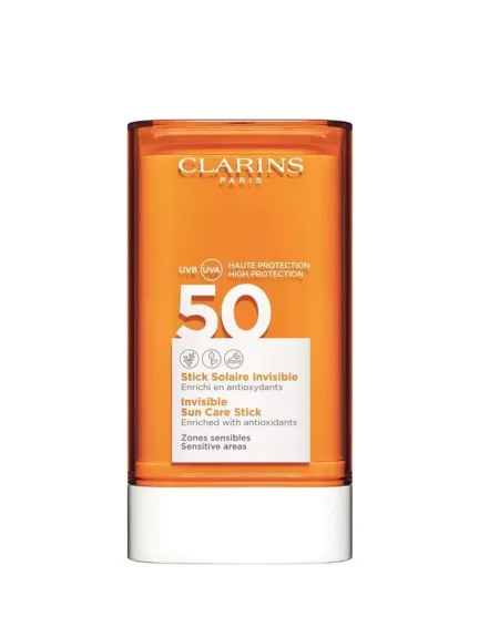 قلم الوقاية من الشمس: Clarins Invisible Sun Care Stick SPF 50	