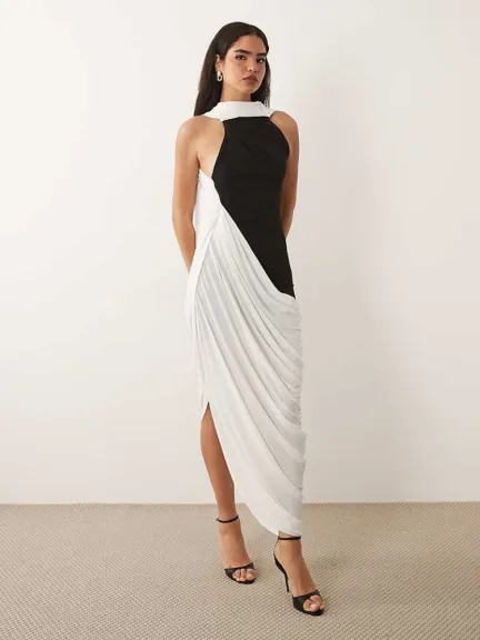 فستان بتفاصيل ملفتة من ASOS DESIGN
