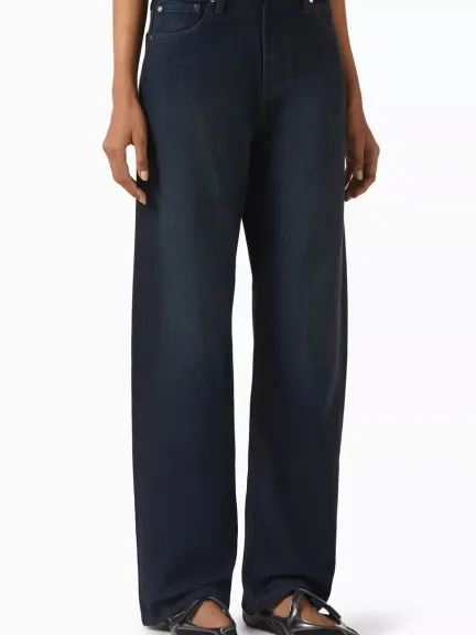 بنطال جينز بقصة فضفاضة من EB Denim