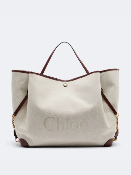 حقيبة Tote بحجم كبير من Chloé