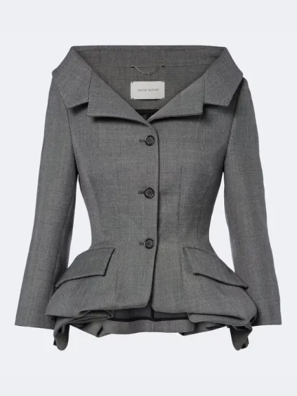 بليزر Peplum من Magda Butrym