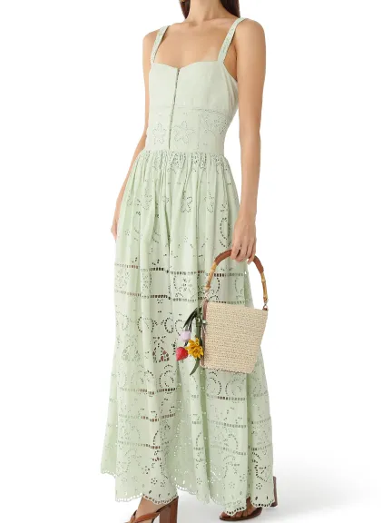 فستان طويل أنثوي من ALICE + OLIVIA