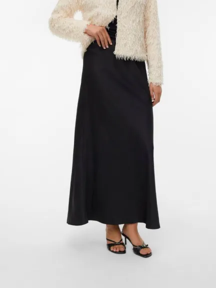 تنورة سوداء انسيابية من Vero Moda