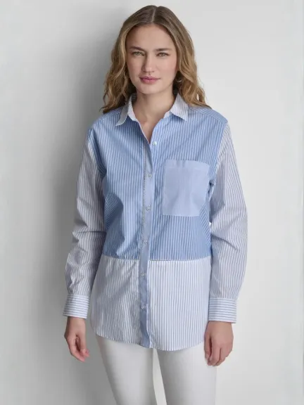 قميص مخطط من DKNY