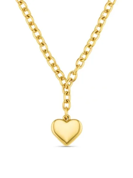 قلادة LUXE Chunky Heart Drop	