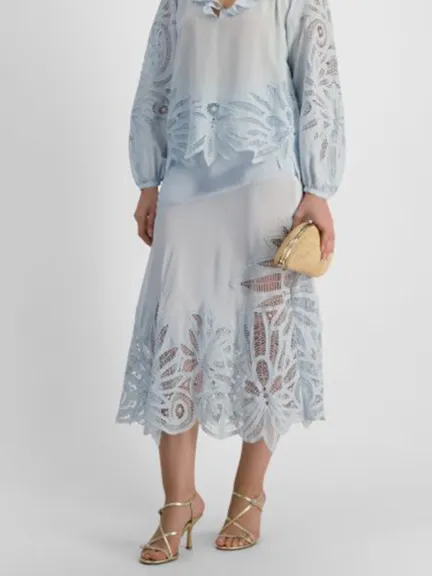 تنورة عالية الخصر من ULLA JOHNSON