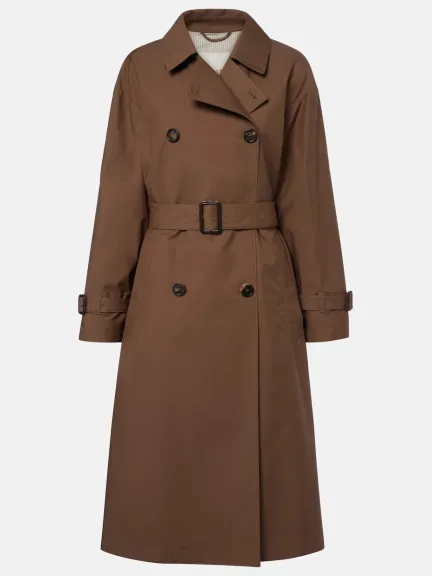معطف ترنش من القطن المخلوط من Max Mara	