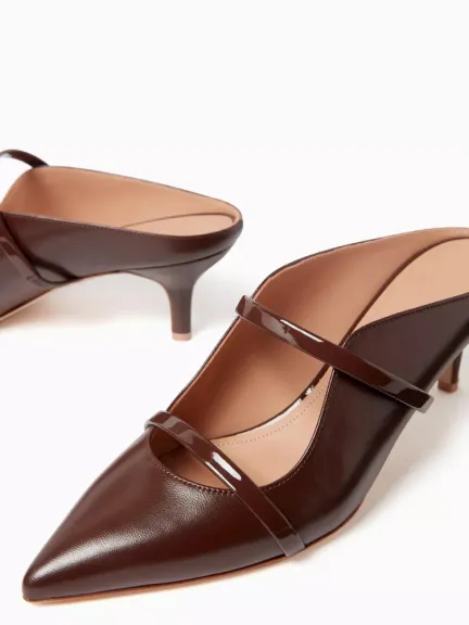 حذاء Mule من جلد نابا من Malone Souliers