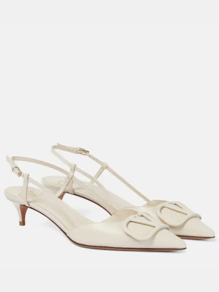 Kitten Heels باللون الأبيض من Valentino Garavani