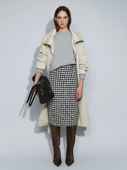 تنورة بنقشة مربعات من ASOS DESIGN	