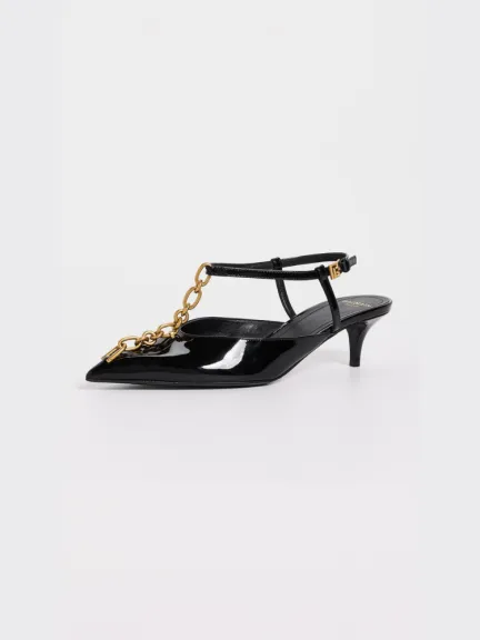 حذاء بكعب قصير بجنزير من Balmain