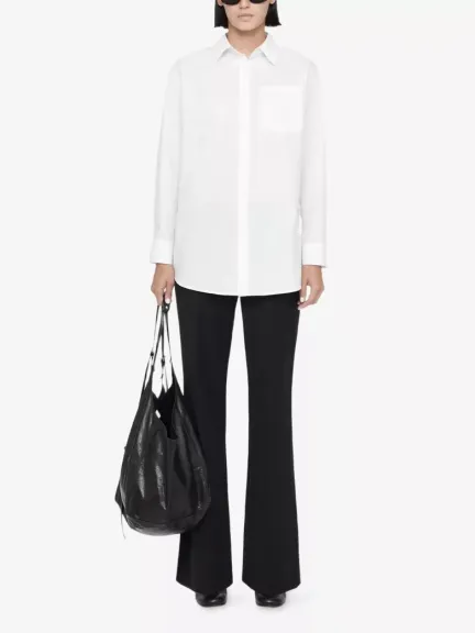 قميص من قماش البوبلين القطني بقصة مريحة من ALLSAINTS