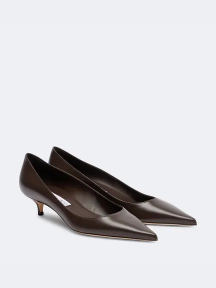 حذاء بكعب قصير مدبب من Jimmy Choo