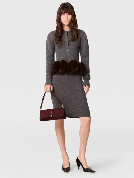 Pencil Skirt قصيرة من الصوف من Stella McCartney	