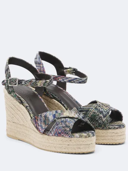 صندل ويدج Zigzag من Missoni	