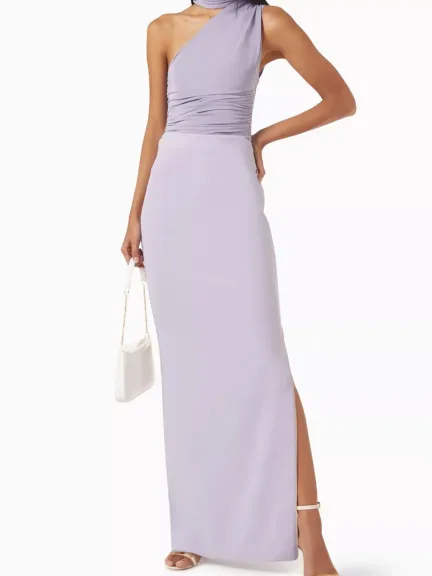 Pencil Skirt باللون البنفسجي من Elisabetta Franchi	