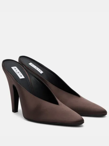 ميولز من الساتان Cone من Alaïa	