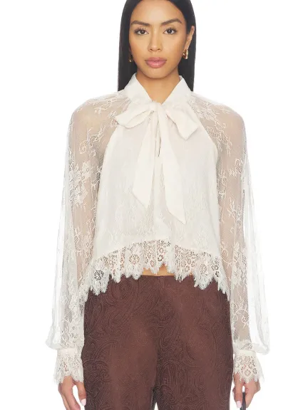 CAMI NYC – Tully Lace Blouse من Revolve