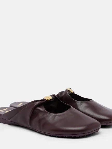 حذاء باليرينا بمقدمة مربعة من Loewe	