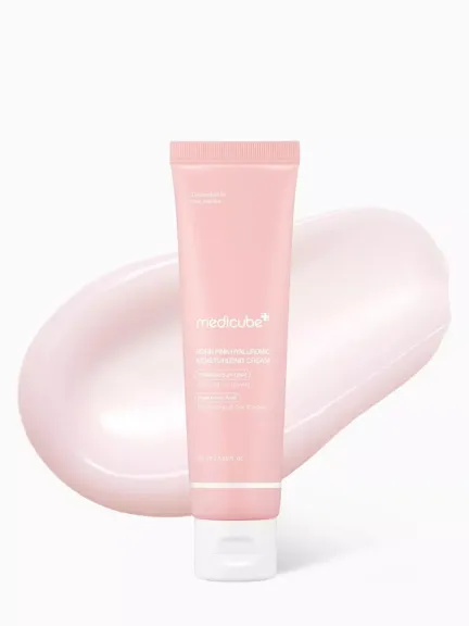 كريم Medicube Salmon DNA PDRN Pink Hyaluronic Moisturizing Cream	