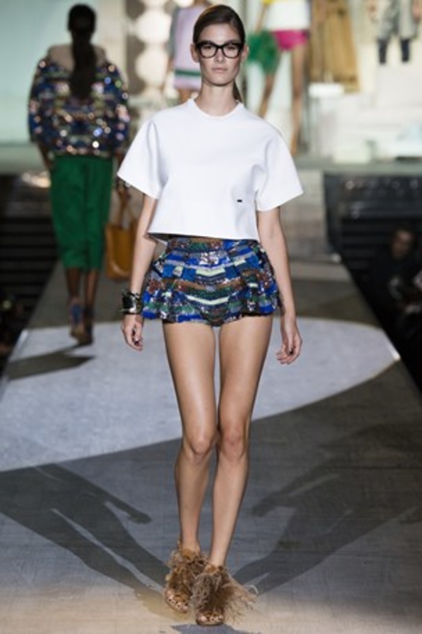 موضة الجينز والكشاكش في عرض Dsquared 2 