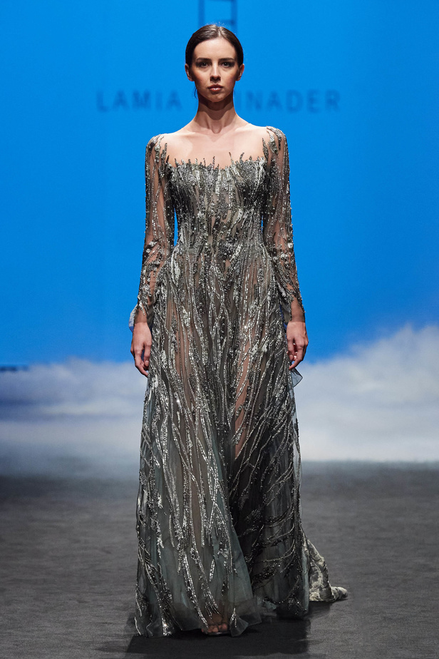 المصممة لميا أبي نادر للمرة الأولى في أسبوع دبي للموضة