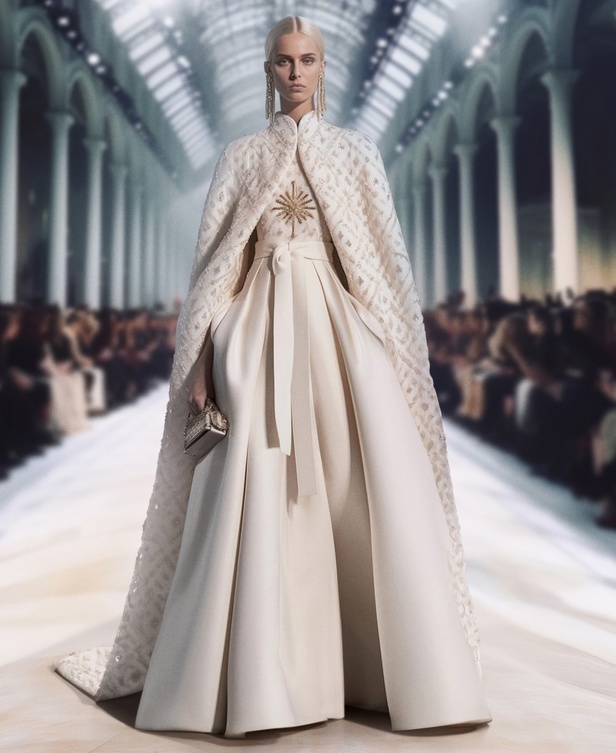 قفز فوق الزمن في مجموعة المصمم سعيد قبيسي لخريف 2024... يطوّع التكنولوجيا لمحاكاة المستقبل