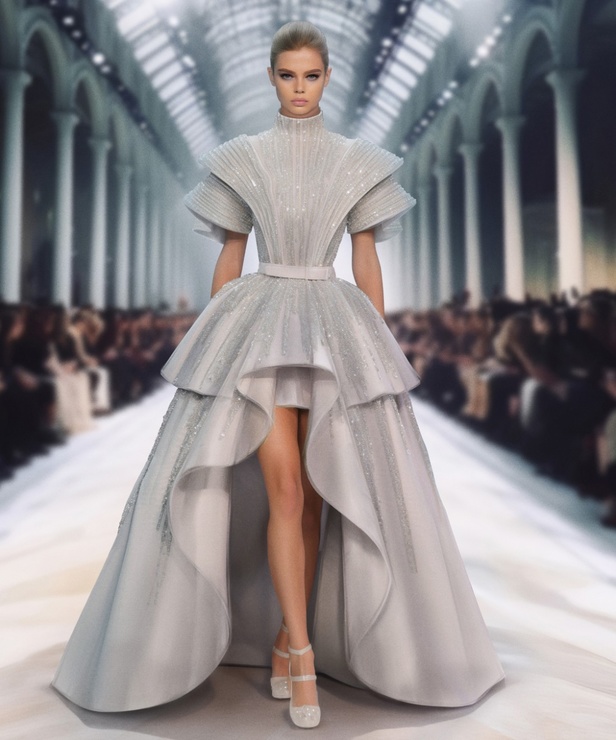 قفز فوق الزمن في مجموعة المصمم سعيد قبيسي لخريف 2024... يطوّع التكنولوجيا لمحاكاة المستقبل