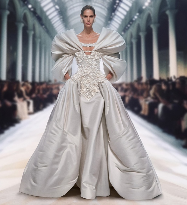 قفز فوق الزمن في مجموعة المصمم سعيد قبيسي لخريف 2024... يطوّع التكنولوجيا لمحاكاة المستقبل