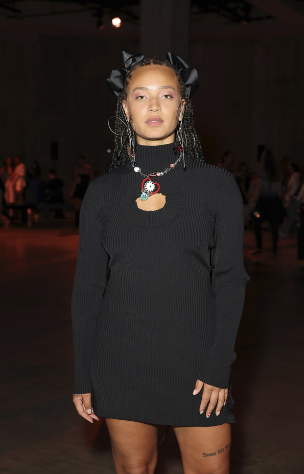 الصف الأول في عرض مجموعة ديفيد كوما لربيع وصيف 2024 في لندن