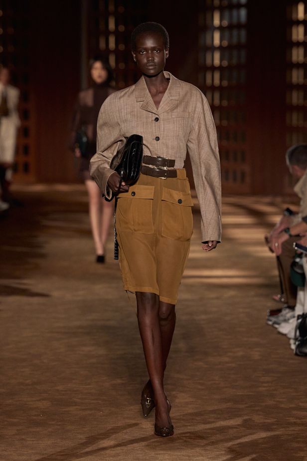 حرية الأربعينيات بلغة ‏Ferragamo‏ في مجموعة ربيع وصيف 2027‏
