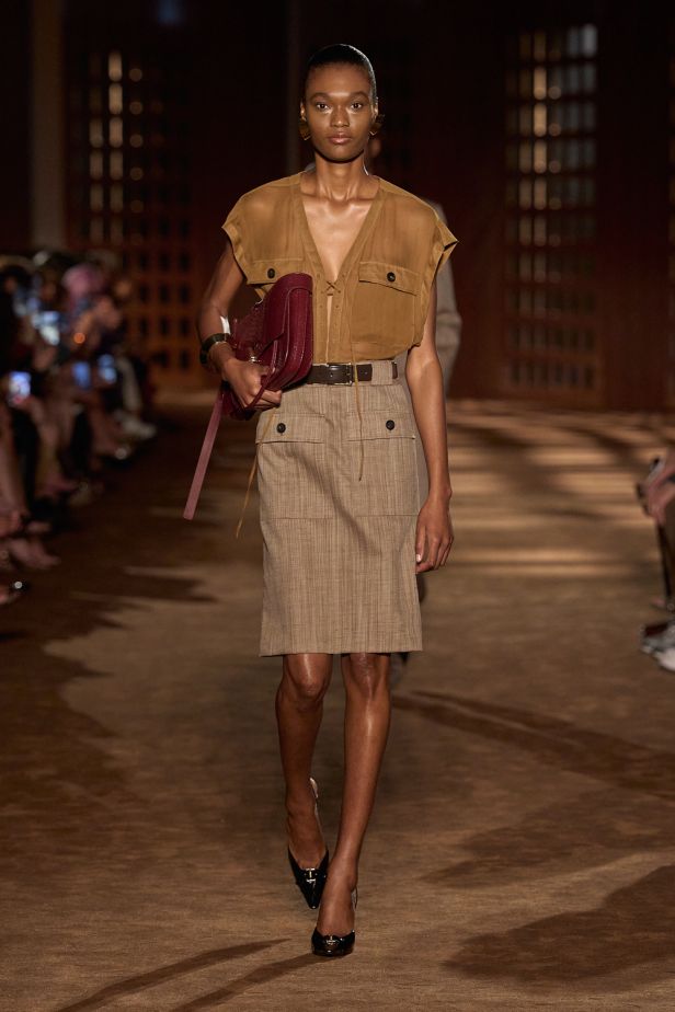 حرية الأربعينيات بلغة ‏Ferragamo‏ في مجموعة ربيع وصيف 2027‏