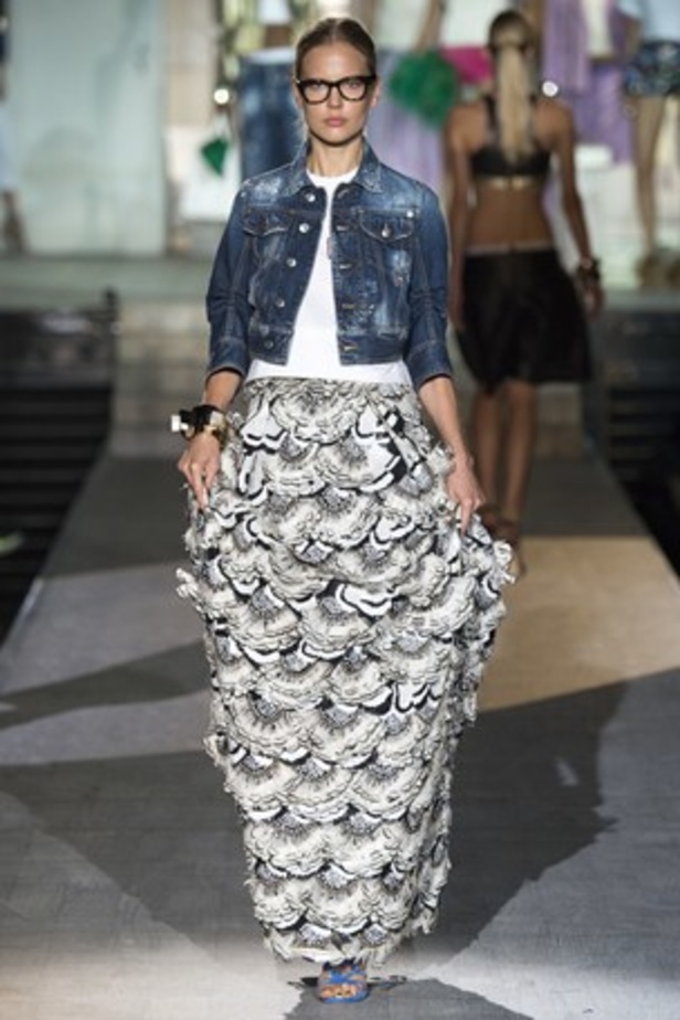 موضة الجينز والكشاكش في عرض Dsquared 2 