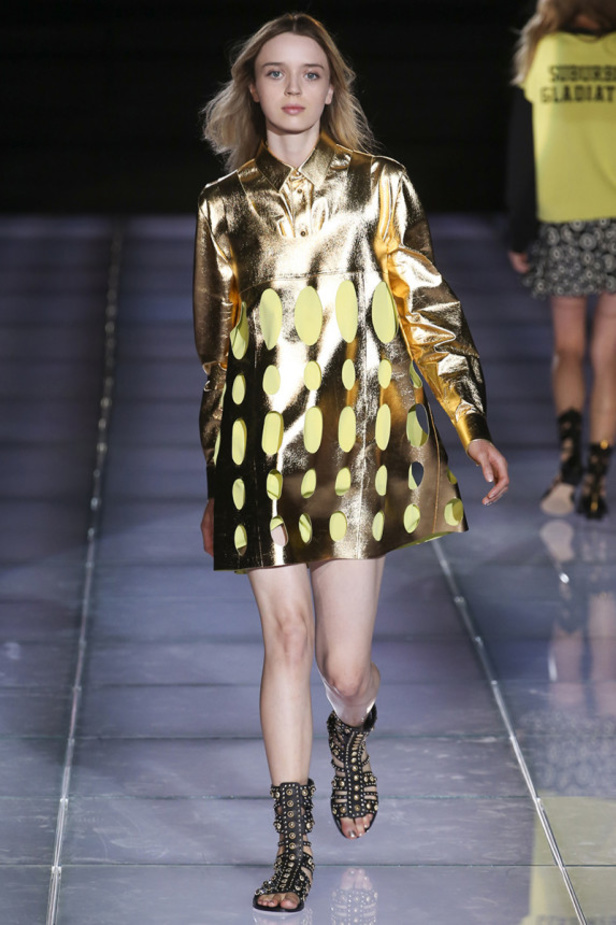 تخريمات دائرية ونقوش متداخلة في مجموعة FAUSTO PUGLISI