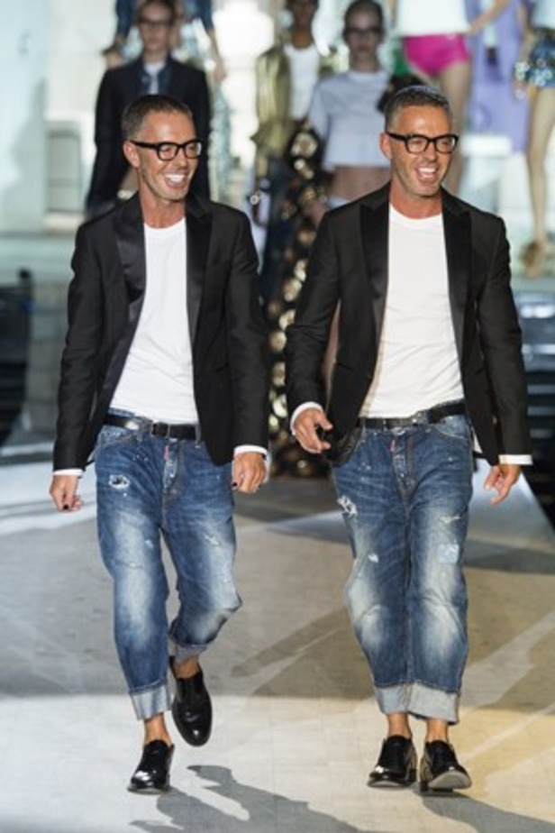 موضة الجينز والكشاكش في عرض Dsquared 2 