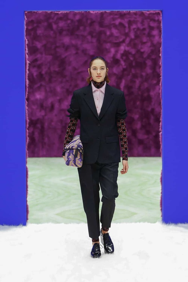 عرض ازياء مجموعة Prada لموسم خريف وشتاء 2021 في ميلانو