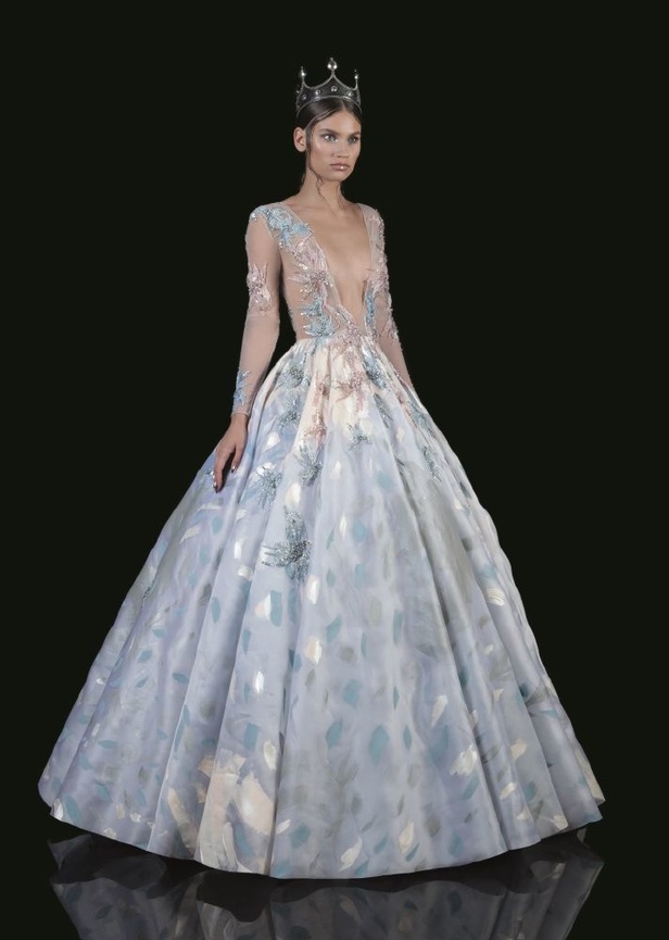 أحدث فساتين من مجموعة ازياء باسيل سودا لشتاء 2018