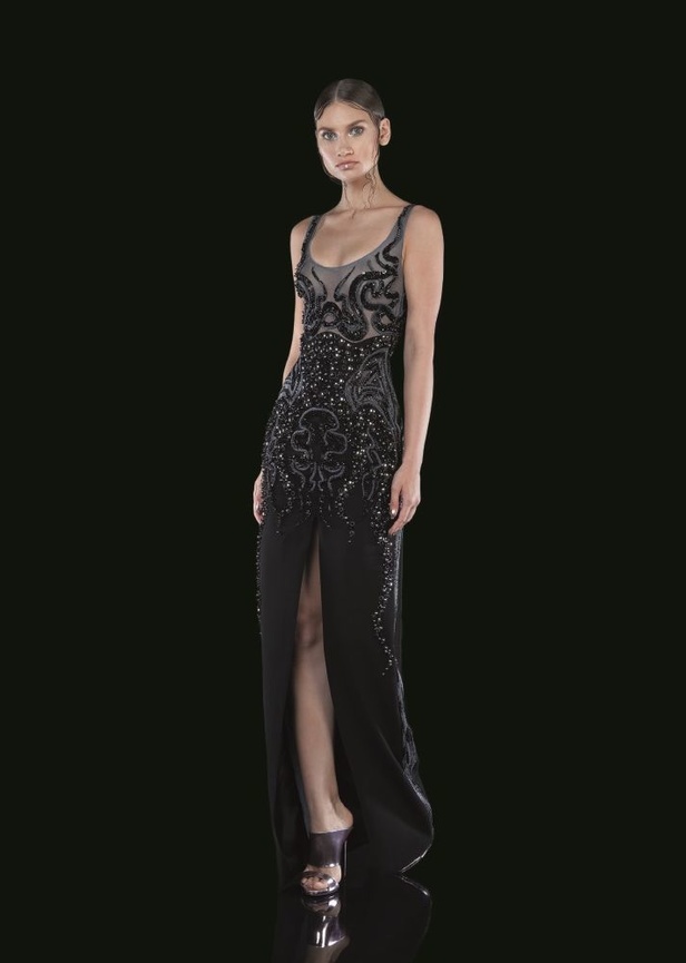 أحدث فساتين من مجموعة ازياء باسيل سودا لشتاء 2018