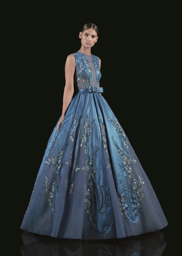 أحدث فساتين من مجموعة ازياء باسيل سودا لشتاء 2018