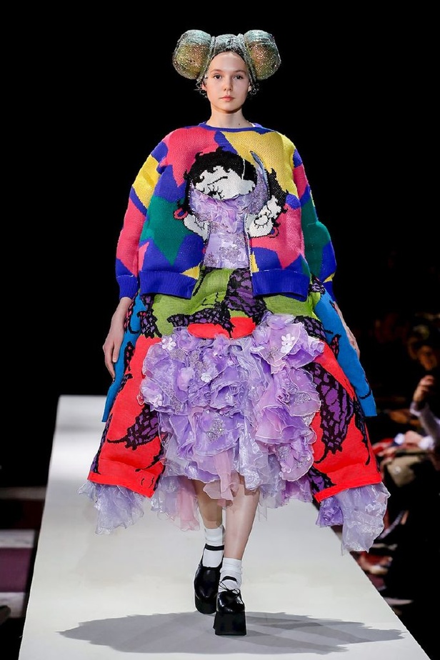 عرض ازياء كوم دي غارسون لخريف وشتاء 2018