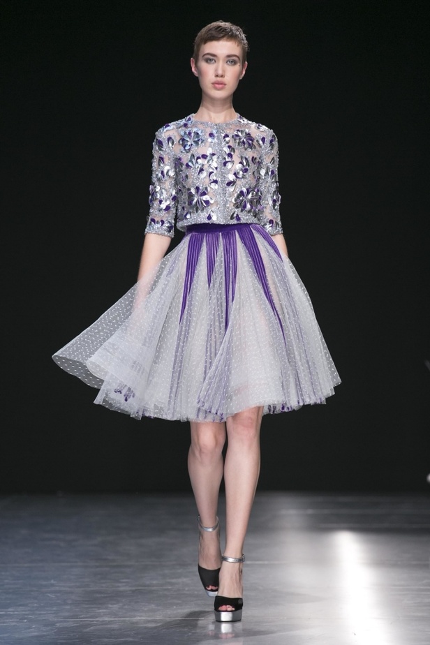 أزياء جورج شقرا لشتاء 2018 يسيطر عليها الشك والتطريز !