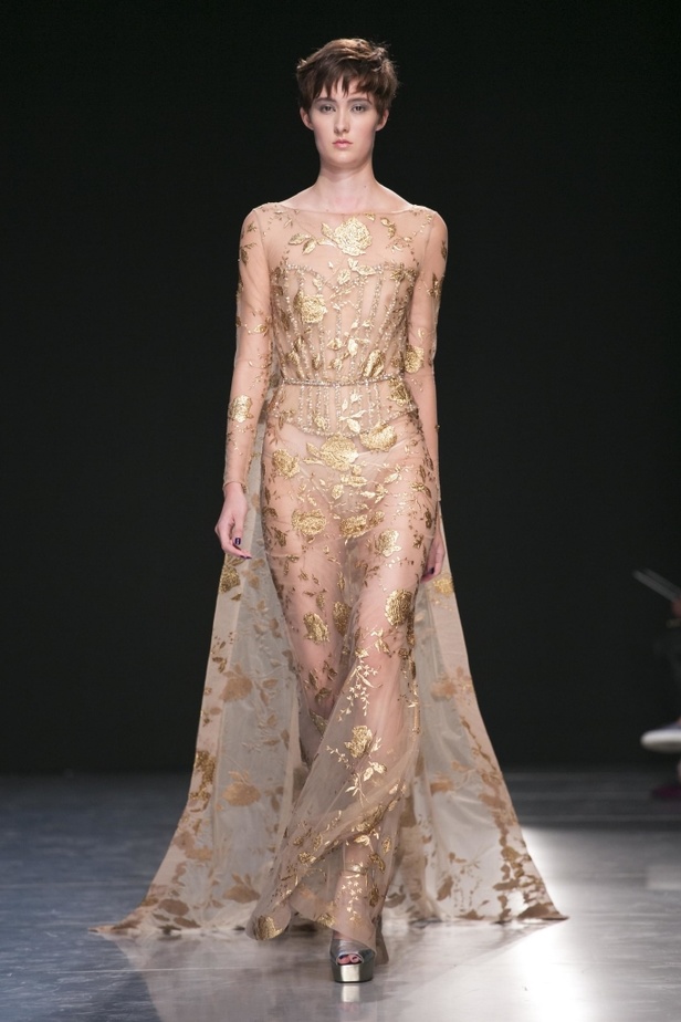 أزياء جورج شقرا لشتاء 2018 يسيطر عليها الشك والتطريز !