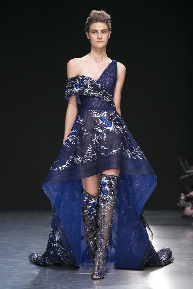 أزياء جورج شقرا لشتاء 2018 يسيطر عليها الشك والتطريز !