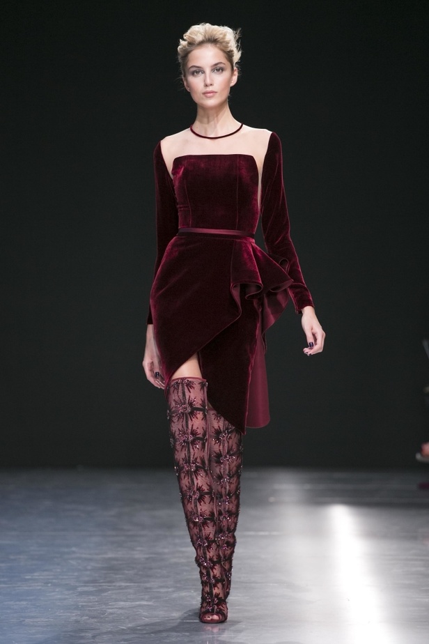 أزياء جورج شقرا لشتاء 2018 يسيطر عليها الشك والتطريز !