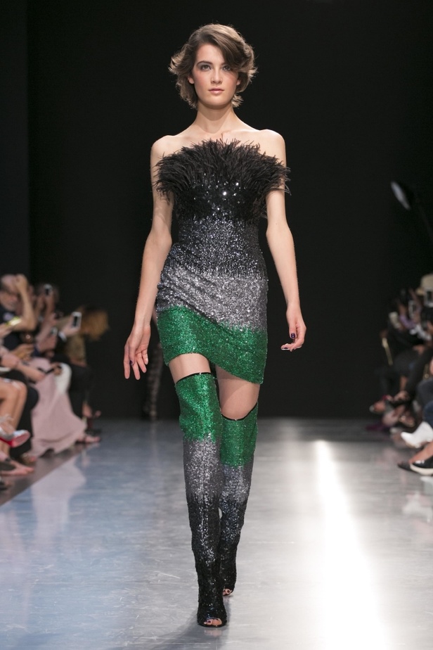 أزياء جورج شقرا لشتاء 2018 يسيطر عليها الشك والتطريز !