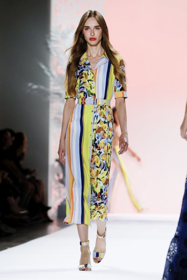 اسبوع الموضة في نيويورك 2019 عرض مجموعة  badgley mischka ربيع وصيف 2020